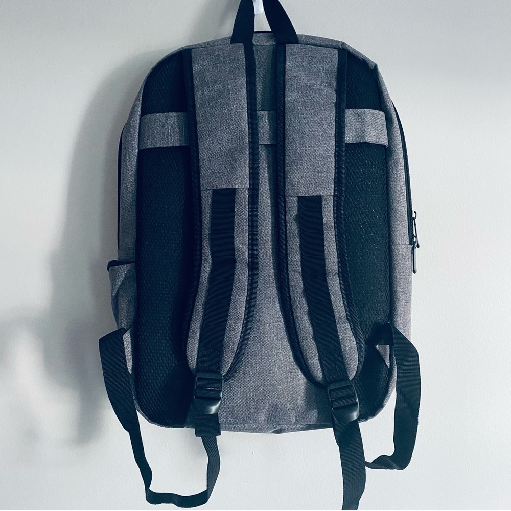 Klarna Kapston Unisex Heather Gray Laptop Bookbag Backpack - Picture 5 of 8